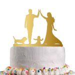 Οικογένεια με σκυλάκι 2, topper τούρτας