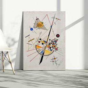 Πίνακας ζωγραφικής Delicate tension, Kandinsky W.