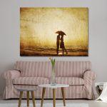Canvas print Sunset kiss