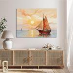 Πίνακας σε καμβά Fisherman's boat