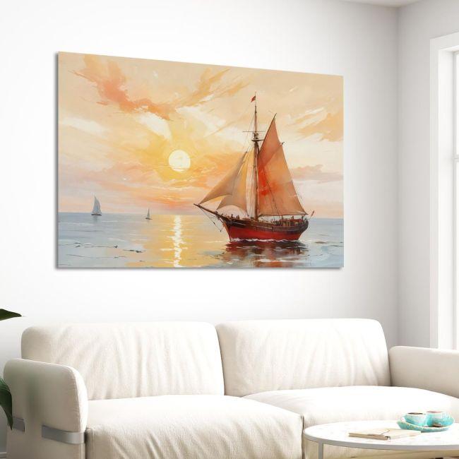 Canvas print Fisherman's boat