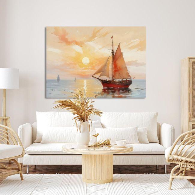 Πίνακας σε καμβά Fisherman's boat