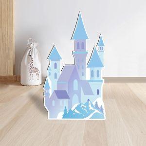 Wooden figure frozen castle