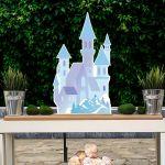 Wooden figure frozen castle