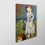 Child with dove reart (original Picasso) canvas print