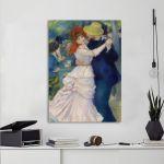 Canvas print Dance at Bougival, Renoir
