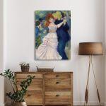 Canvas print Dance at Bougival, Renoir