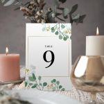 Event table numbers vertical, personalized