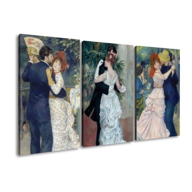 Canvas print Roots gray,3 panels