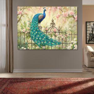 Πίνακας σε καμβά The peacock