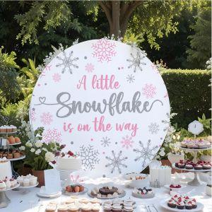 Wooden printed sign,Little snowflake on the way 2