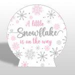 Ξύλινη πινακίδα, Little snowflake on the way 