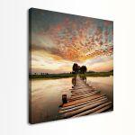 Canvas print Path to sunset