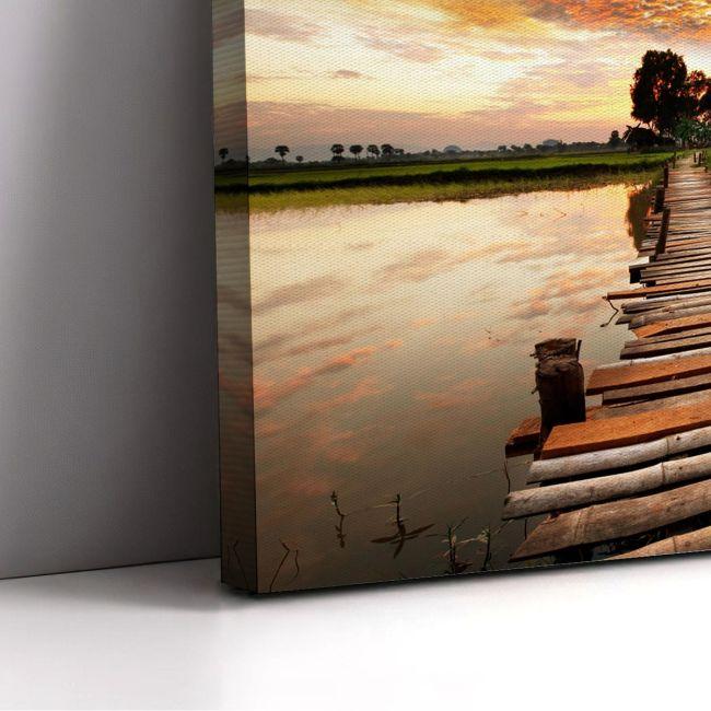 Πίνακας σε καμβά Path to sunset