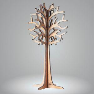 Wooden 3d tree with holes