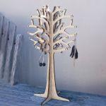 Wooden 3d tree with holes