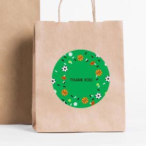 Αυτοκόλλητη ετικέτα πάρτι, sport balls