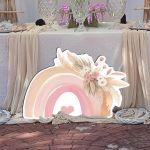 Ουράνιο τόξο boho 5, ξύλινο εκτυπωμένο