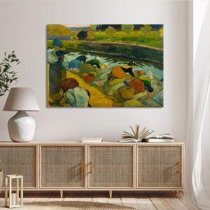 Canvas print Washing women Gauguin P. Framed canvas View 1 2