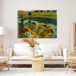Canvas print Washing women, Gauguin P.
