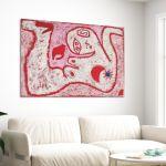 Canvas print A woman for gods, Klee P.