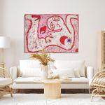 Canvas print A woman for gods, Klee P.