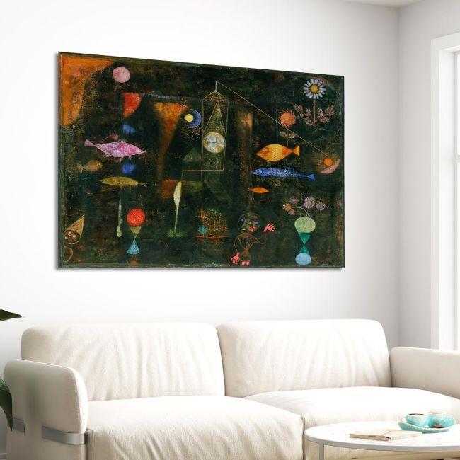 Πίνακας ζωγραφικής Fish magic, Klee P.