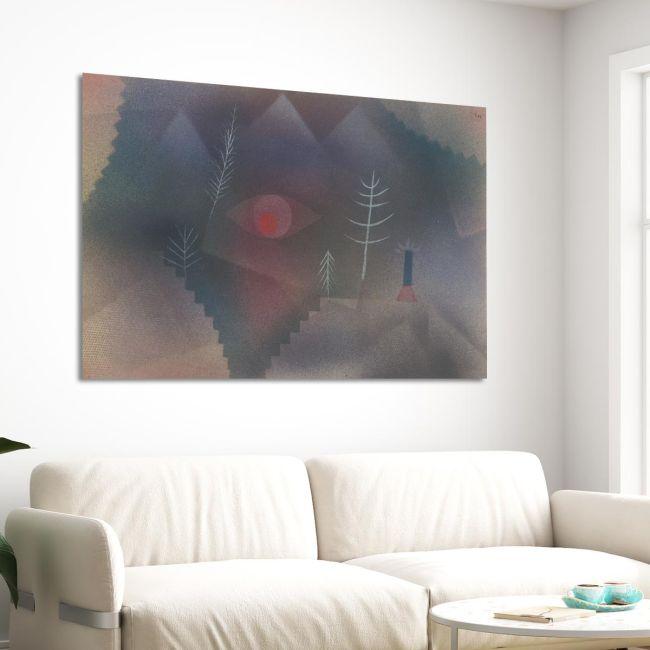 Πίνακας ζωγραφικής Glance of a landscape, Klee P.