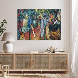 Canvas print The zoo Macke August Framed canvas View 1 2