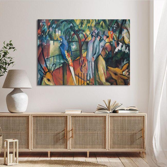 Canvas print The zoo, Macke August