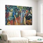 Canvas print The zoo, Macke August