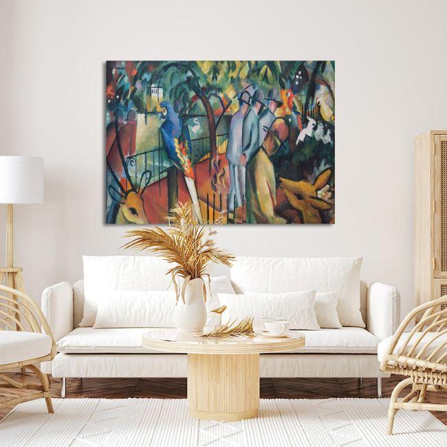 Canvas print The zoo, Macke August