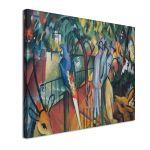Canvas print The zoo, Macke August