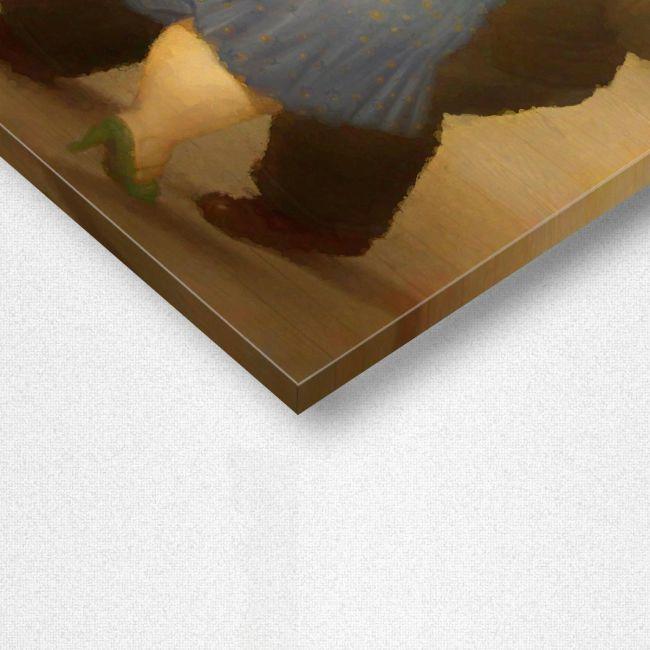 Canvas print Dancers reart (original by F. Botero)