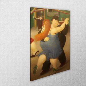 Πίνακας ζωγραφικής Dancers reart (original by F. Botero) Όψη 1 2