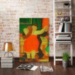 Πίνακας ζωγραφικής Couple dancing reart(original by F. Botero)