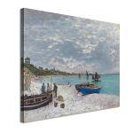 Πίνακας ζωγραφικής Beach in Sainte Adresse, Monet C.