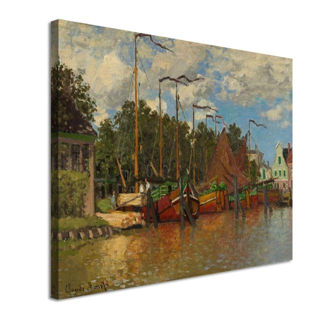 Πίνακας ζωγραφικής Boats at Zaandam, Monet C.