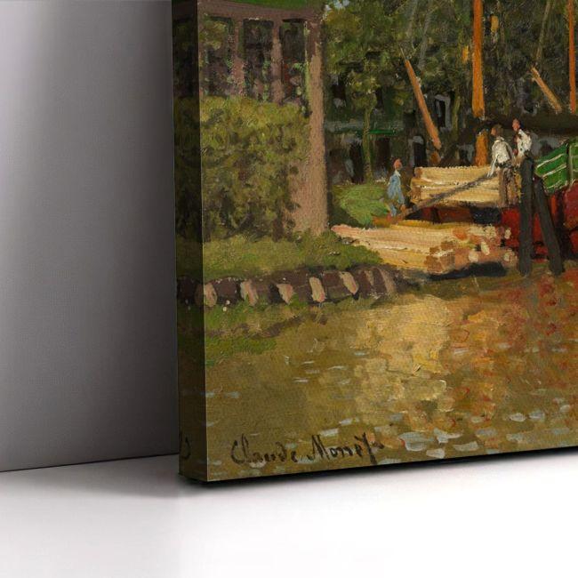 Πίνακας ζωγραφικής Boats at Zaandam, Monet C.