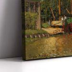 Canvas print Boats at Zaandam, Monet C.