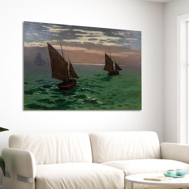 Πίνακας ζωγραφικής Fishing boats, Monet C.