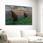Πίνακας ζωγραφικής Fishing boats, Monet C.