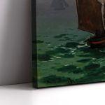 Canvas print Fishing boats, Monet C.