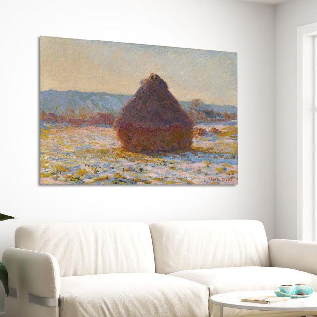 Πίνακας ζωγραφικής Grainstack in the sunlight, Monet C.