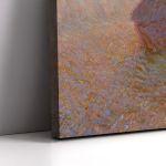 Canvas print Grainstack, sun in the mist, Monet C.