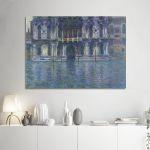 Canvas print Le palais Contarini, Monet C.