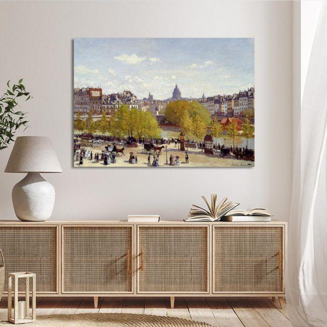 Πίνακας ζωγραφικής Quai du Louvre, Monet C.