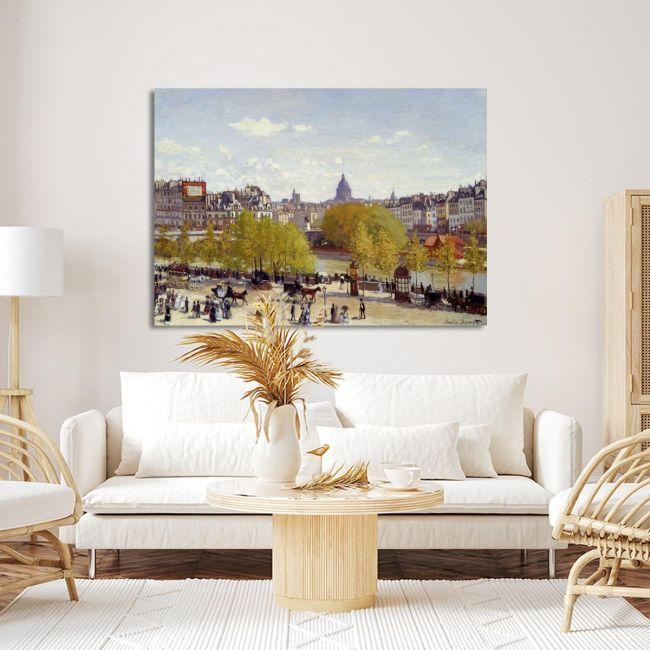 Πίνακας ζωγραφικής Quai du Louvre, Monet C.
