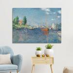 Πίνακας ζωγραφικής Red boats, Monet C.