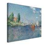 Canvas print Red boats, Monet C.